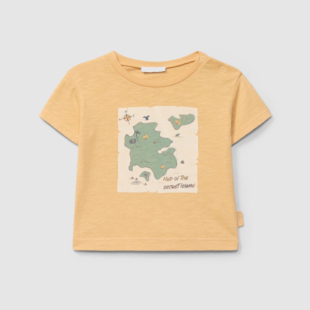 T-shirt "Map of the secret island" - Laranjinha