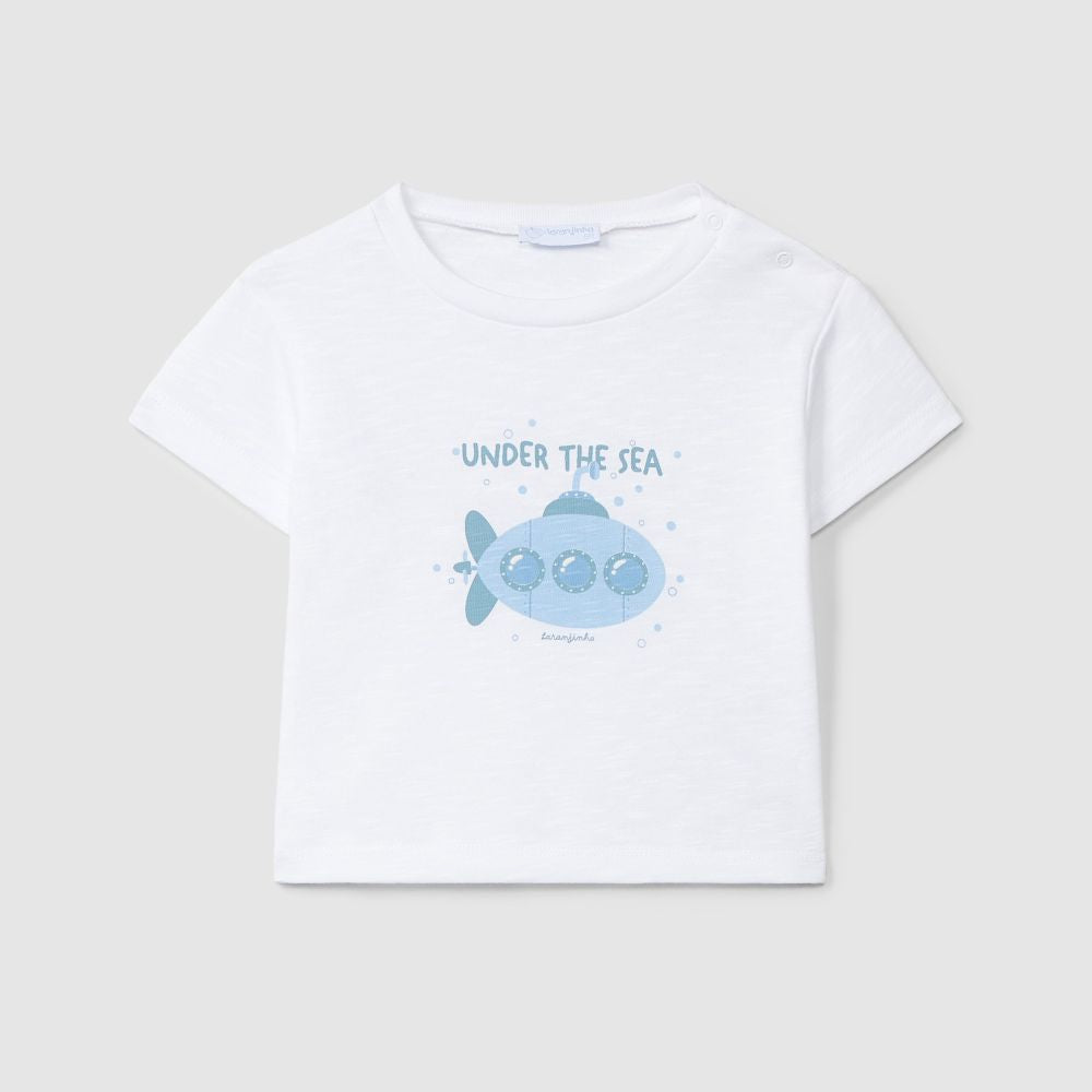 T-shirt UNDER THE SEA - Laranjinha