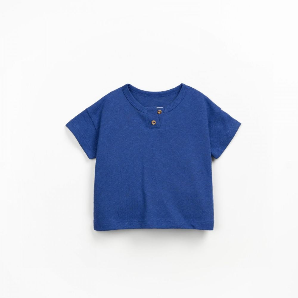 T-shirt Azul com abertura frontal - Play Up