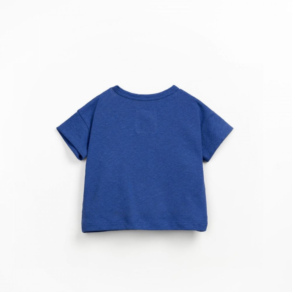 T-shirt Azul com abertura frontal - Play Up
