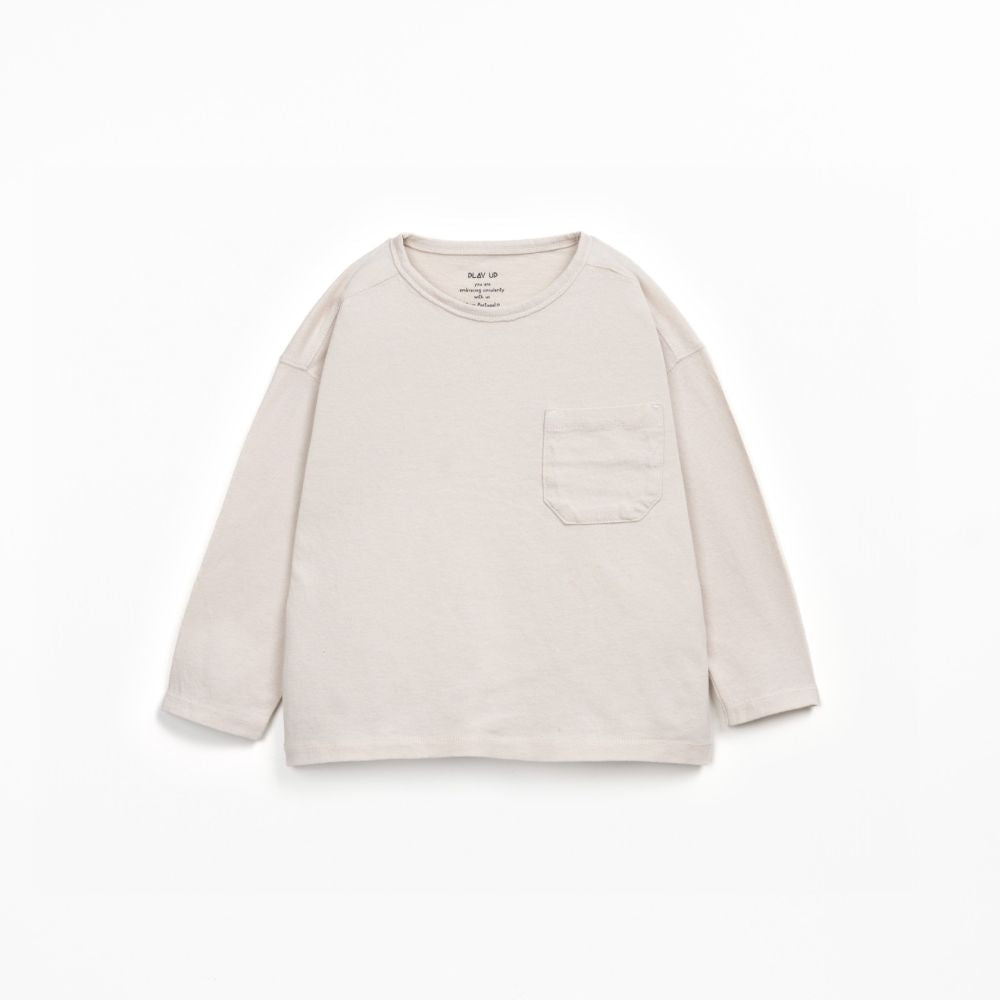 T-shirt com bolso no peito - Play Up