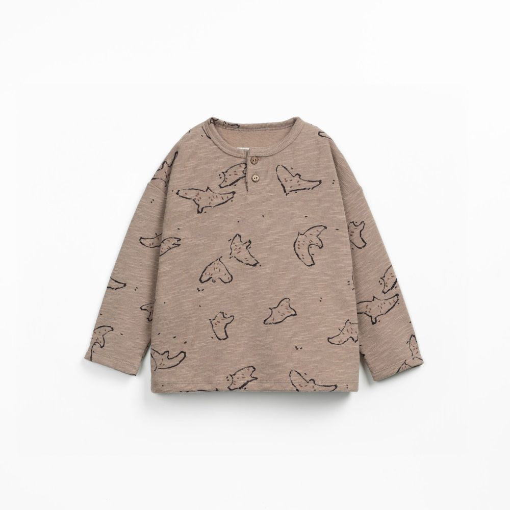 T-shirt com estampado de pássaros - Play Up