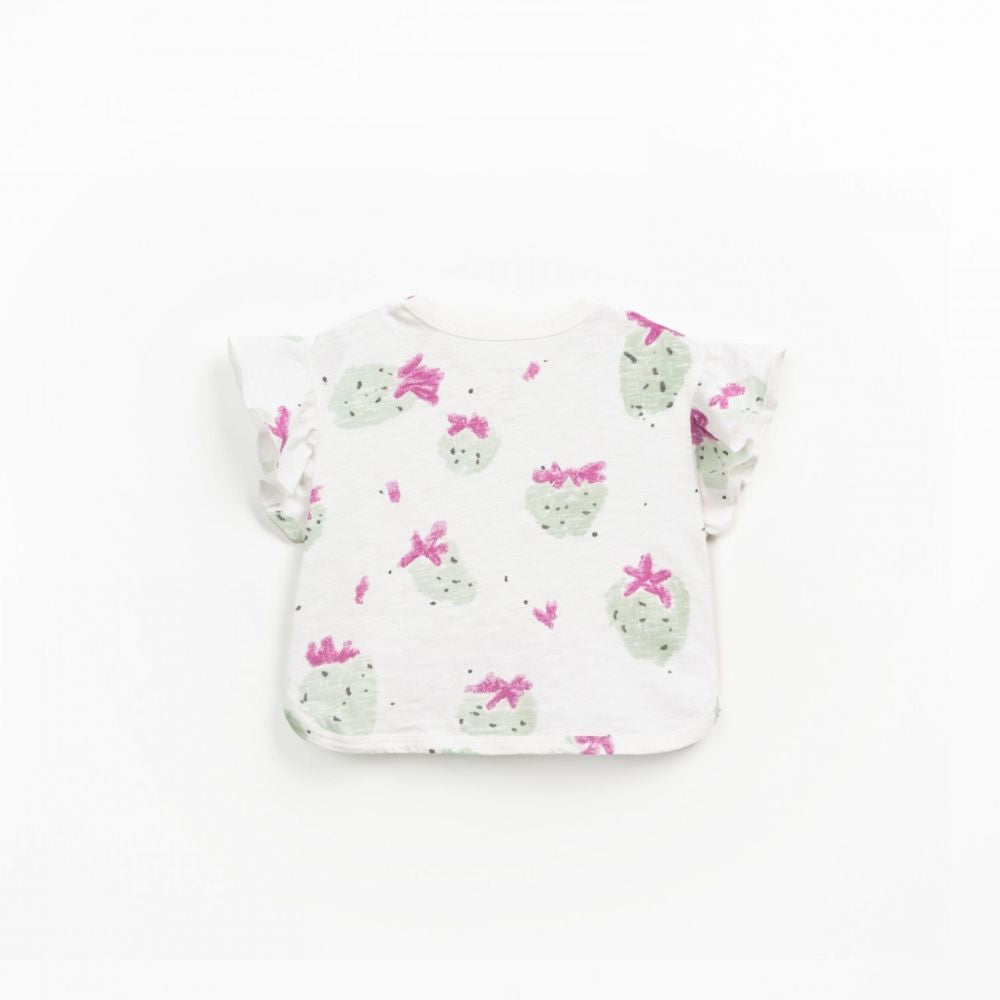 T-shirt com estampado em algodão orgânico - Play Up