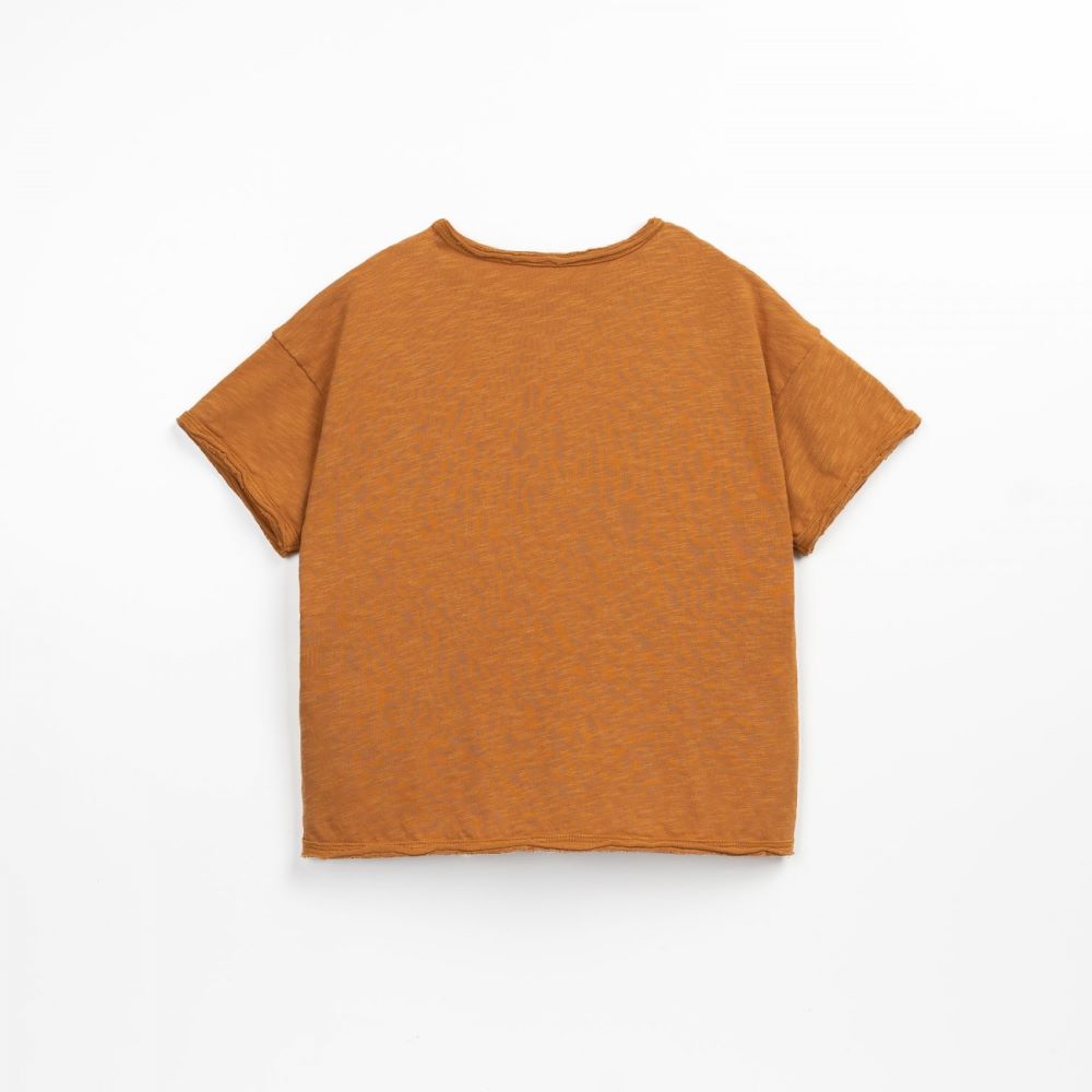 T-shirt com pormenores em corte vivo - Play Up