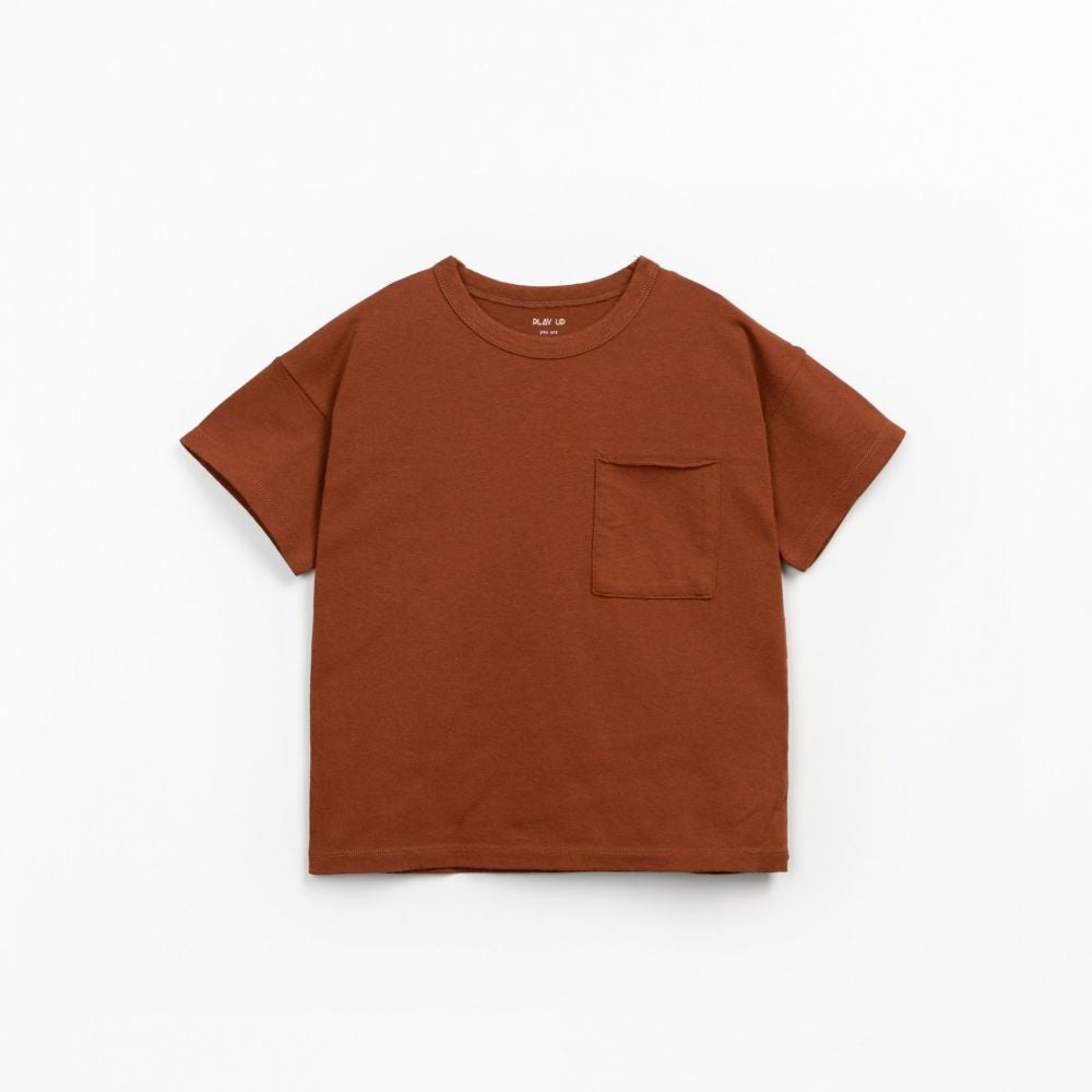 T-shirt com pormenores em corte vivo - Play Up