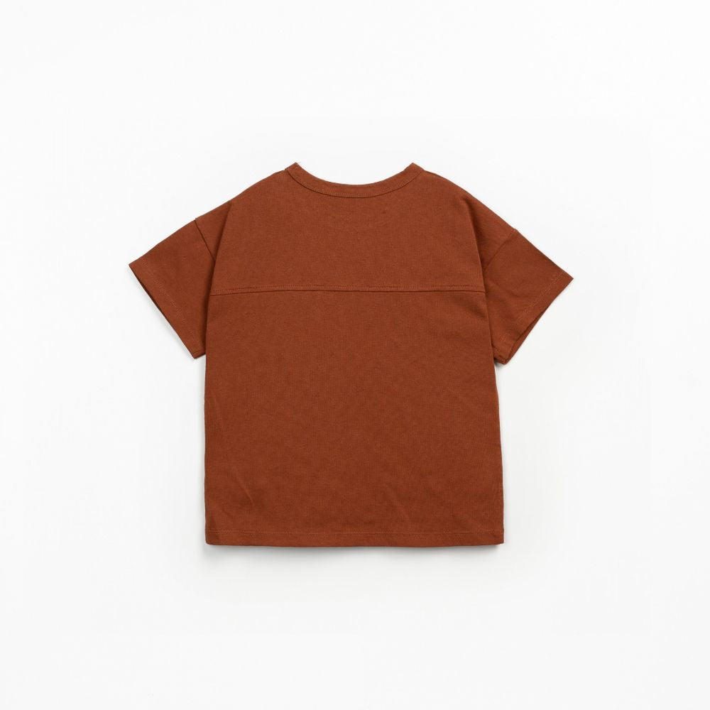 T-shirt com pormenores em corte vivo - Play Up