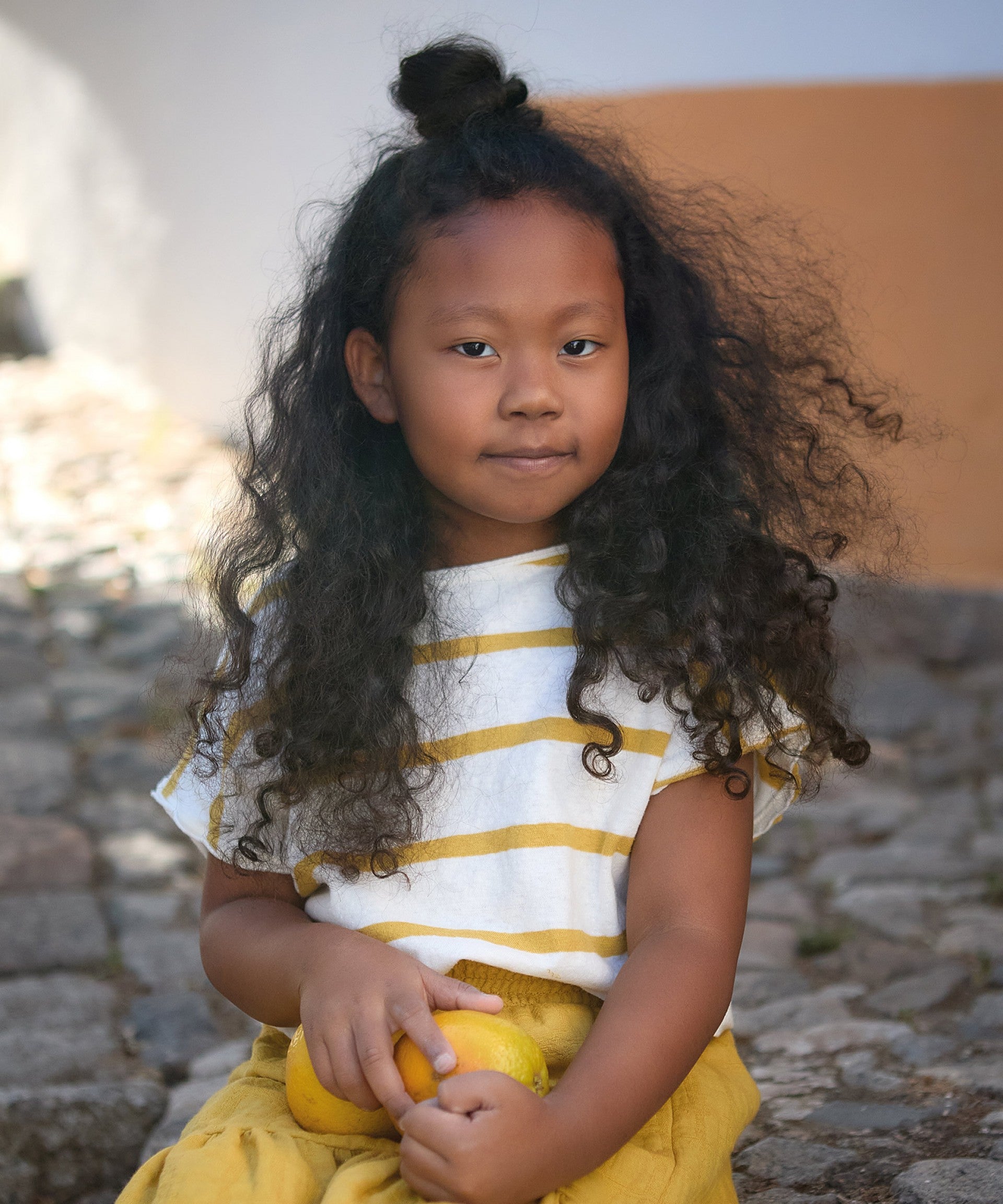 T-shirt curta às riscas - Play Up