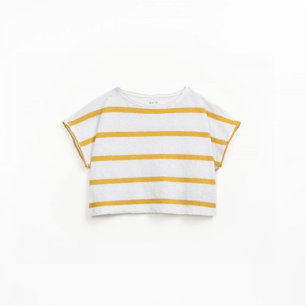 T-shirt curta às riscas - Play Up