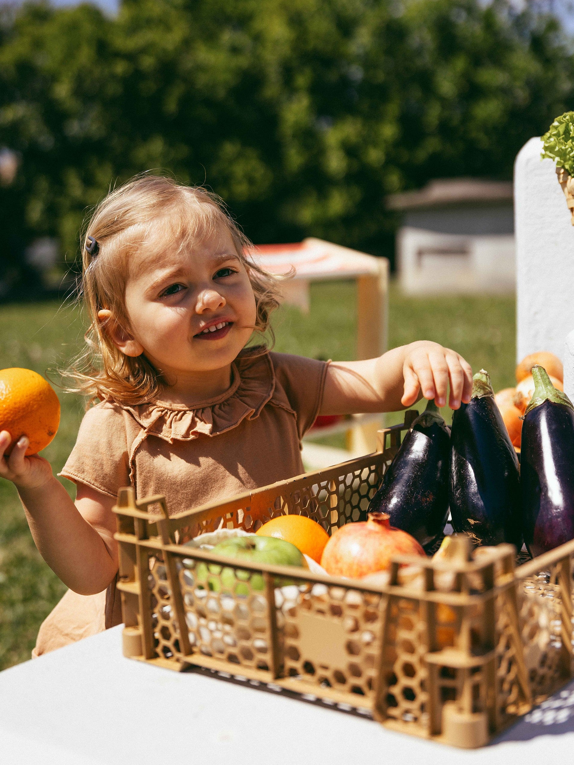 T-shirt em malha lisa com gola de folho - Snug