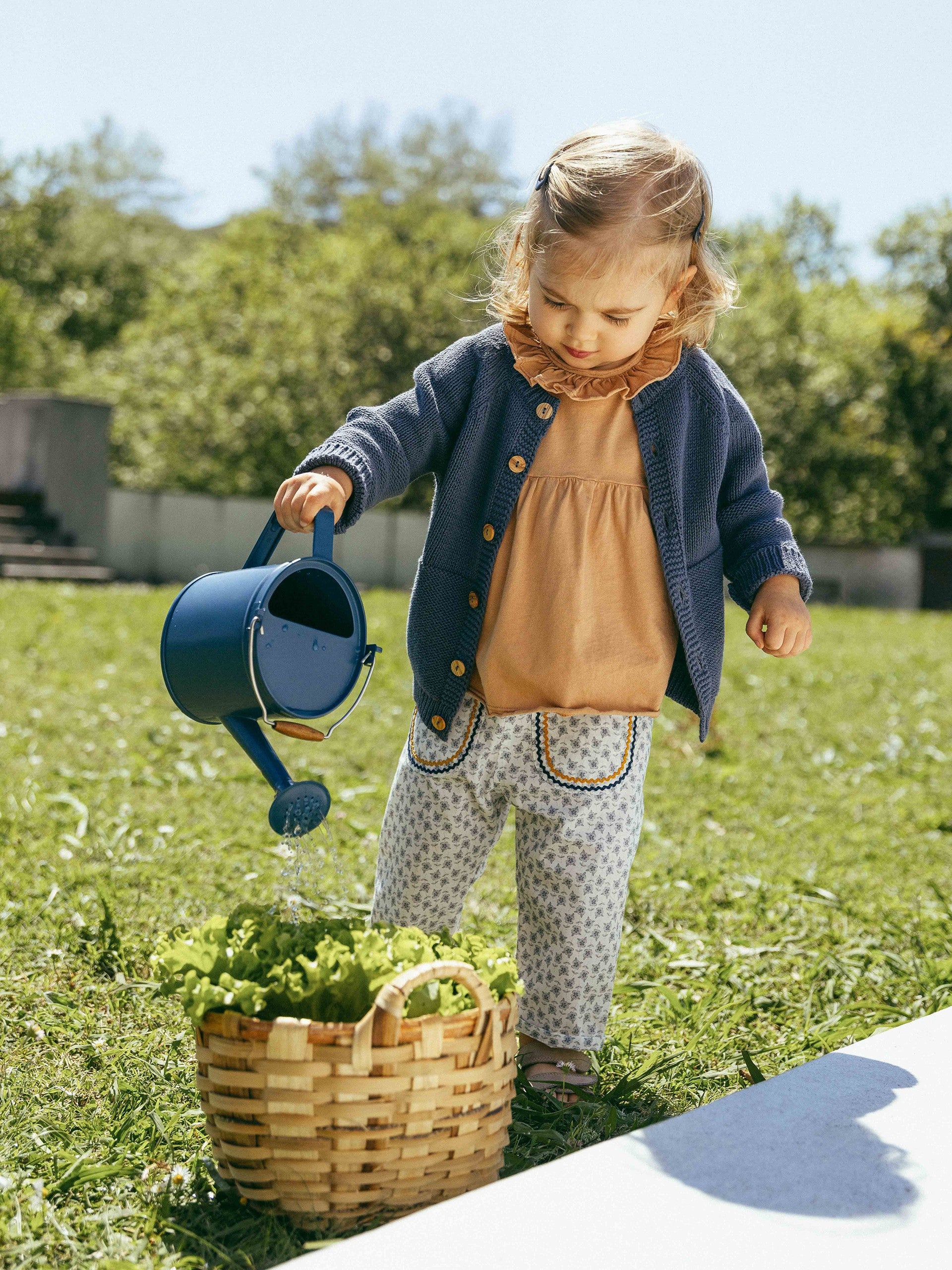 T-shirt em malha lisa com gola de folho - Snug