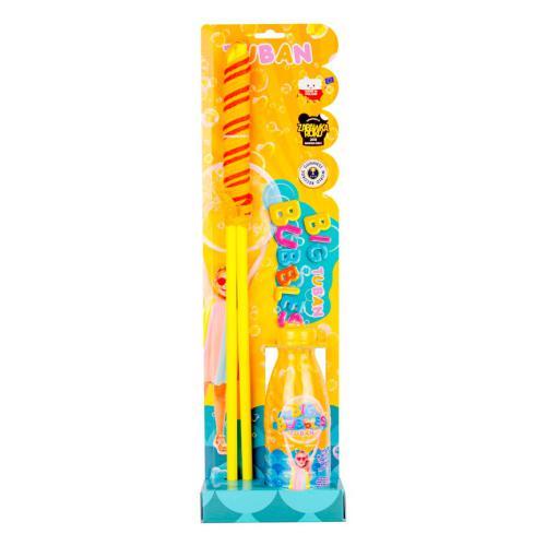 Bolas de Sabão 400ml c/ Varinha Dupla 200x45cm - TUBAN