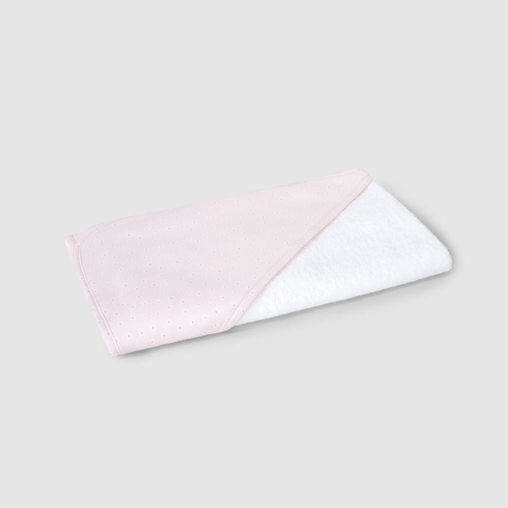 Toalha de banho estampada floral . Laranjinha