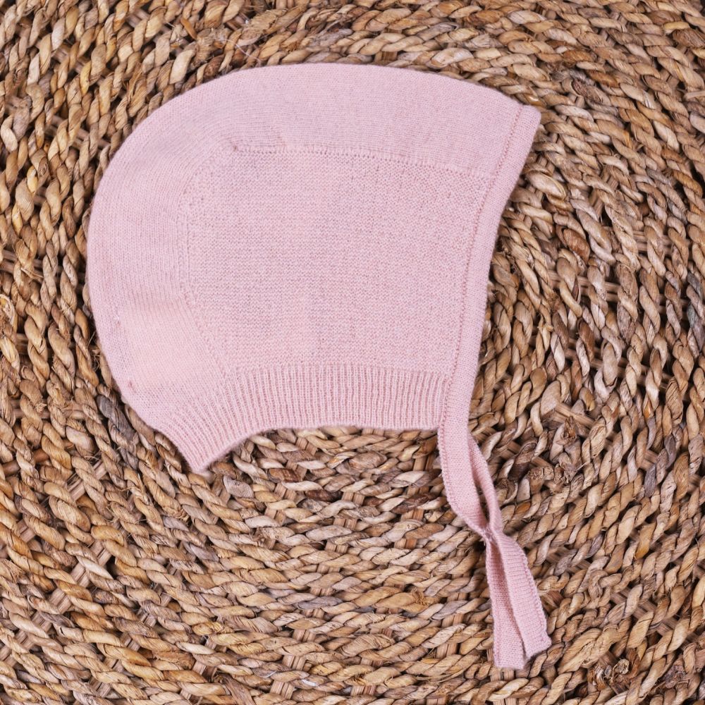 Touca tricotada em lã merino e caxemira | LITTLE LOVE - Wedoble