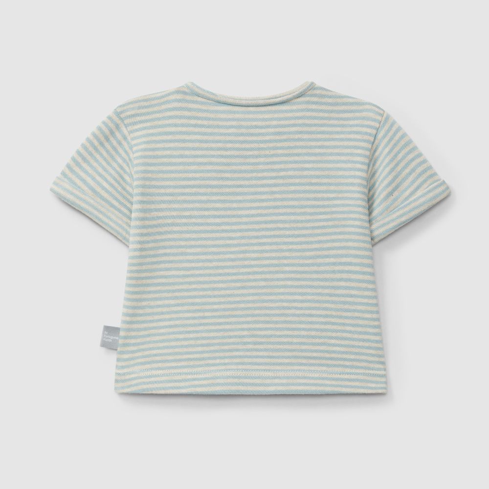 T-shirt de riscas em algodão - Snug