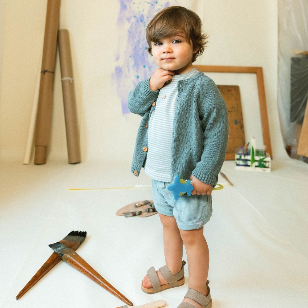 T-shirt de riscas em algodão - Snug