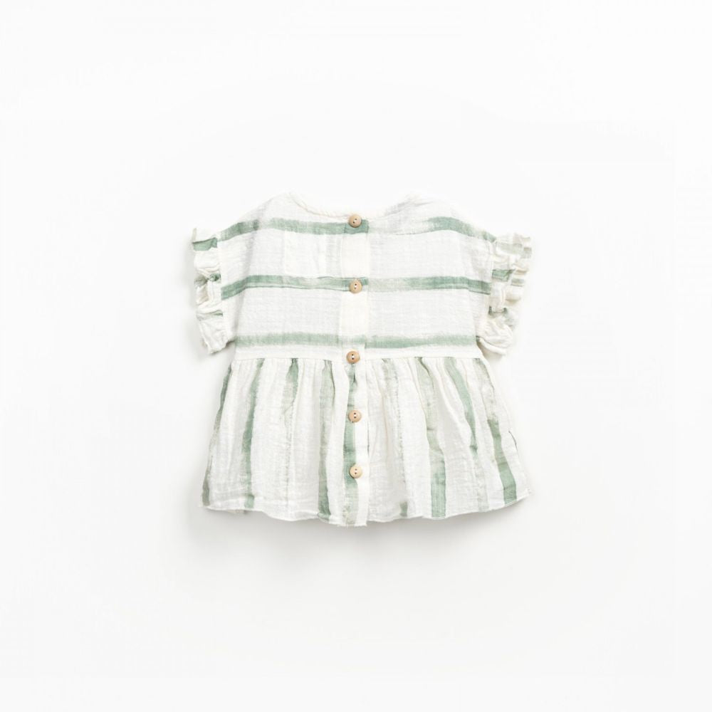 Túnica de tecido com abertura nas costas - Play Up