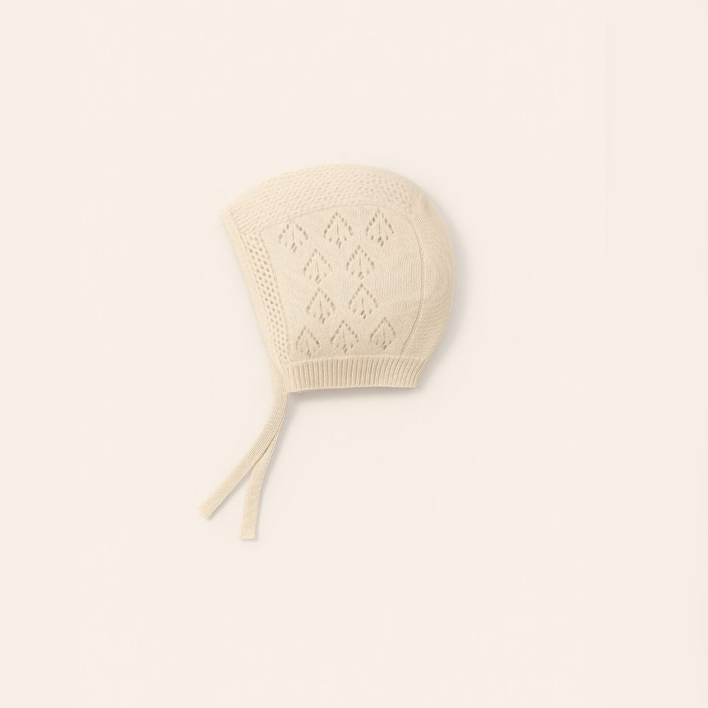 Touca tricotada em algodão orgânico | BOUNDLESS LOVE - Wedoble