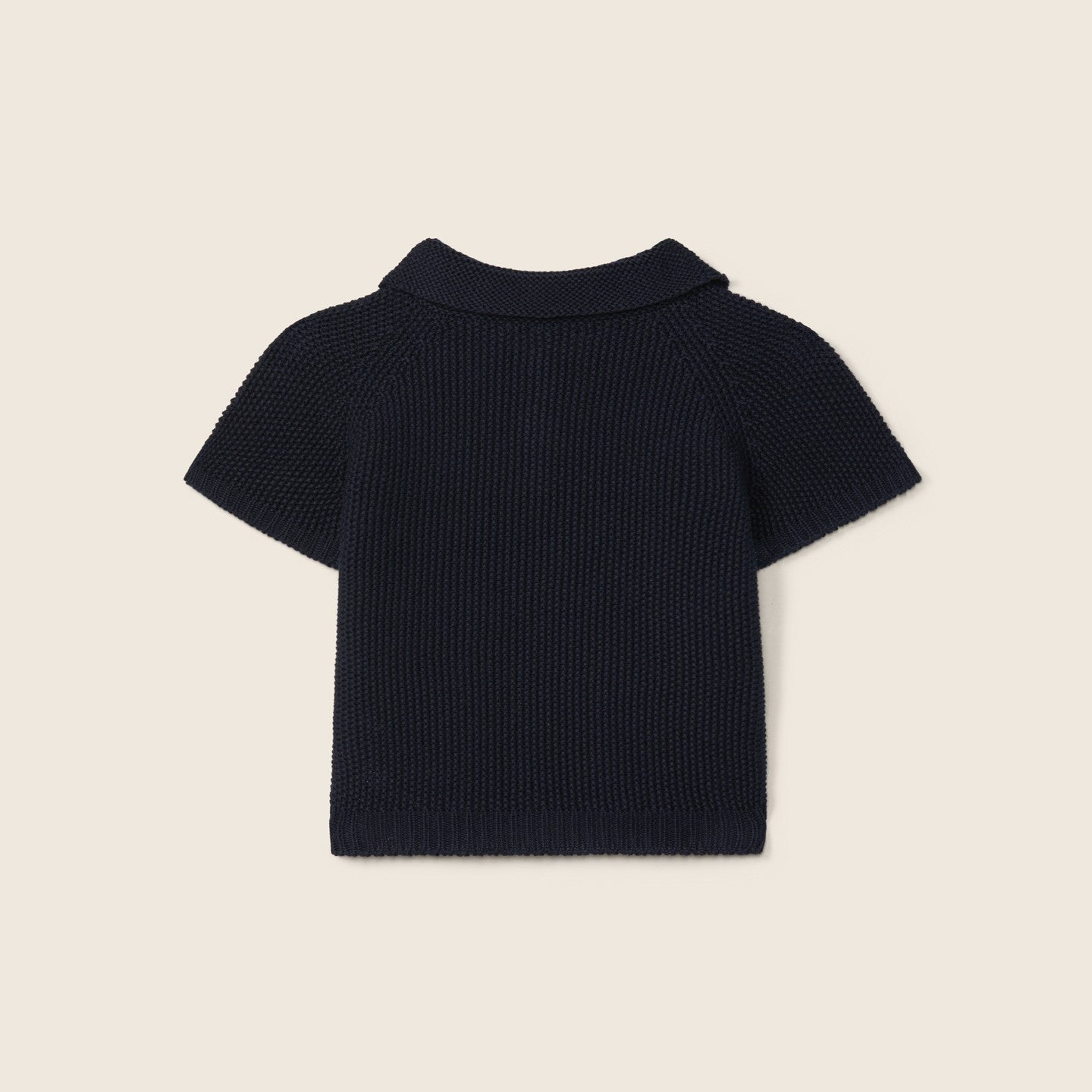 Camisola polo tricotada em algodão orgânico| SWEET AND LOVING - Wedoble