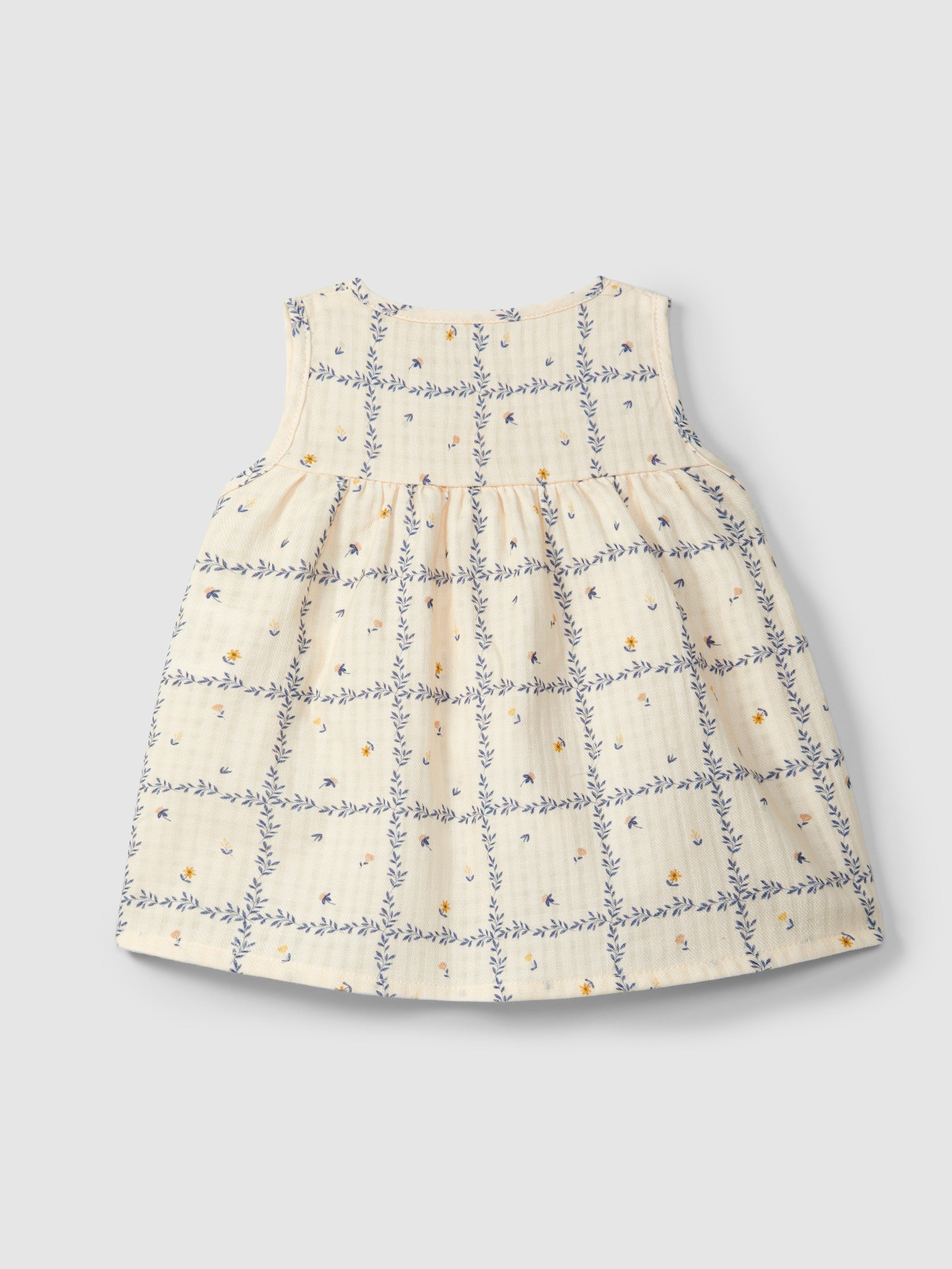 Vestido algodão texturado estampado - Snug