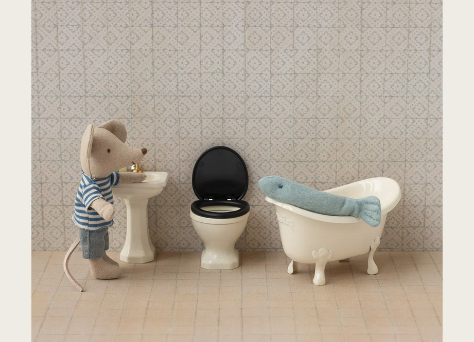WC, Mouse - Off white - Maileg