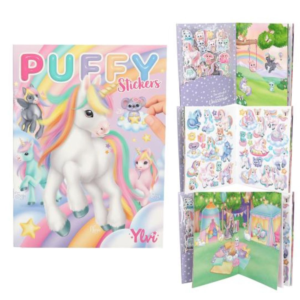 Livro de Autoculantes PUFFY - Ylvi