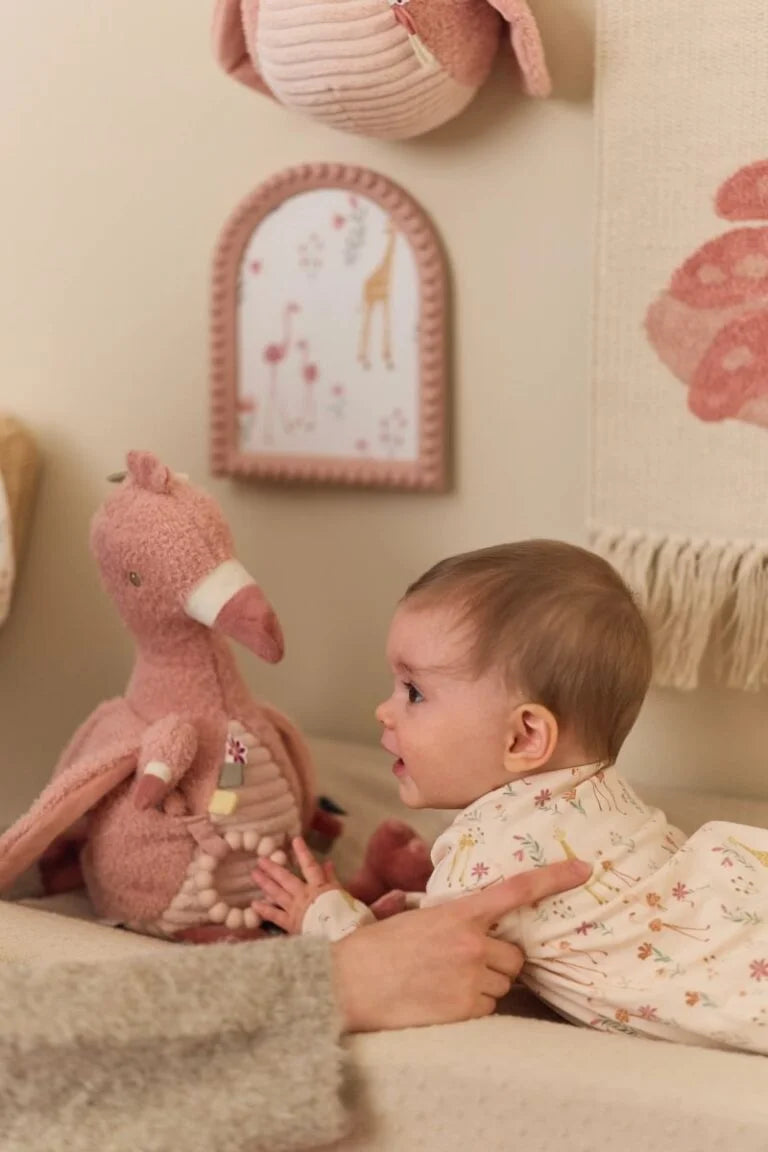 Peluche de Atividades Flamingo |Safari Friends - LITTLE DUTCH