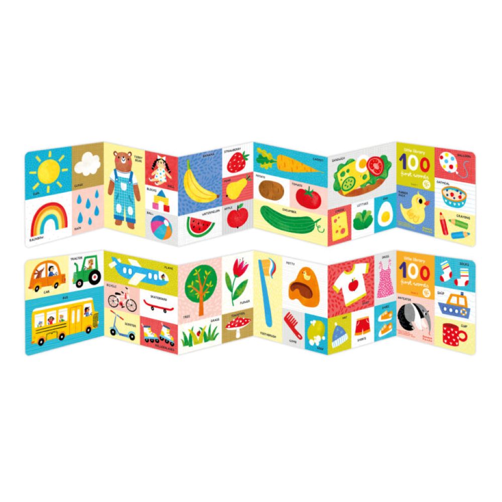 As primeiras 100 palavras em inglês LITTLE LIBRARY - Banana Panda