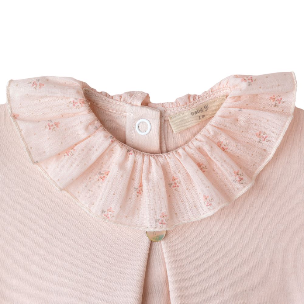 Babygrow com gola folho FLORA - Baby Gi