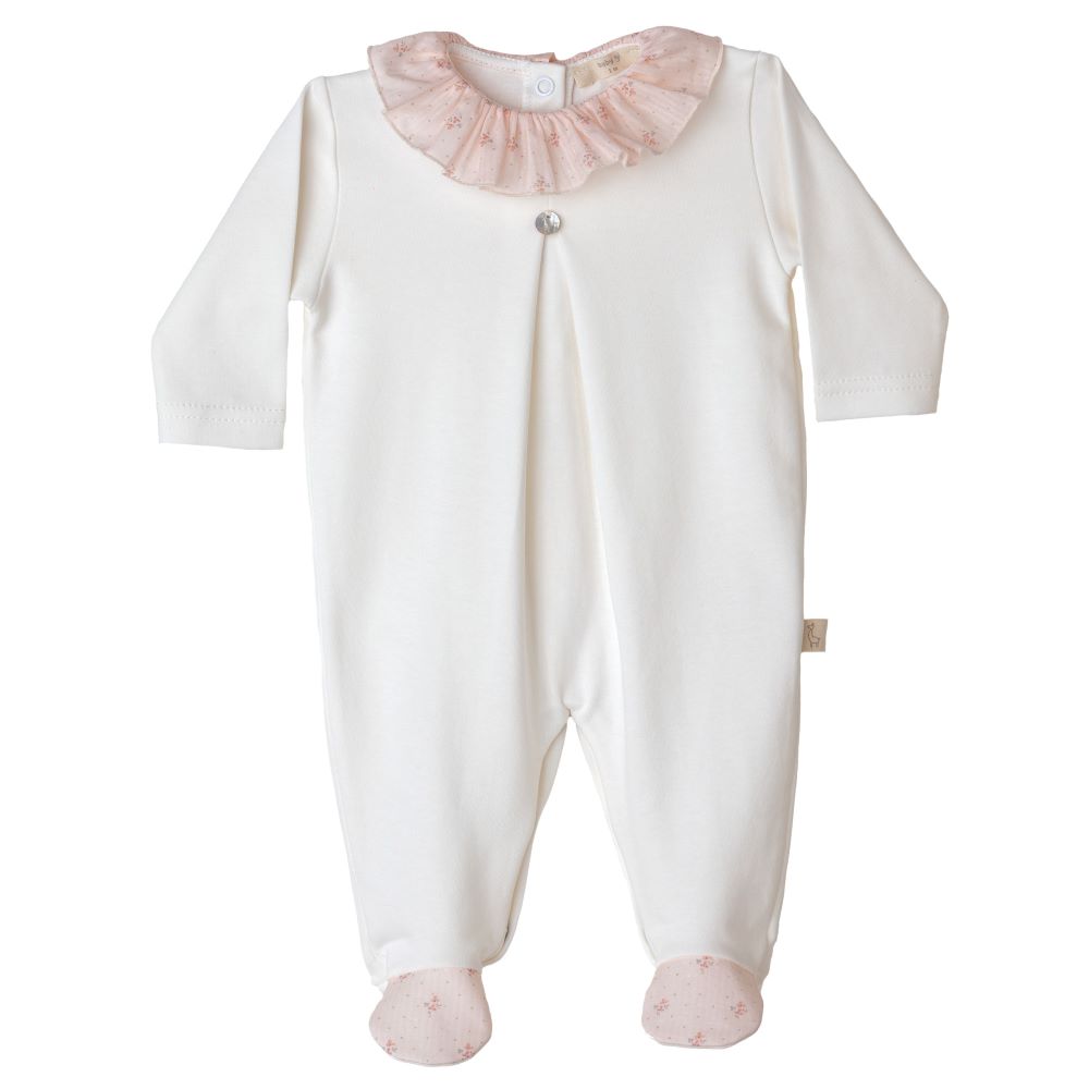 Babygrow com gola folho FLORA - Baby Gi