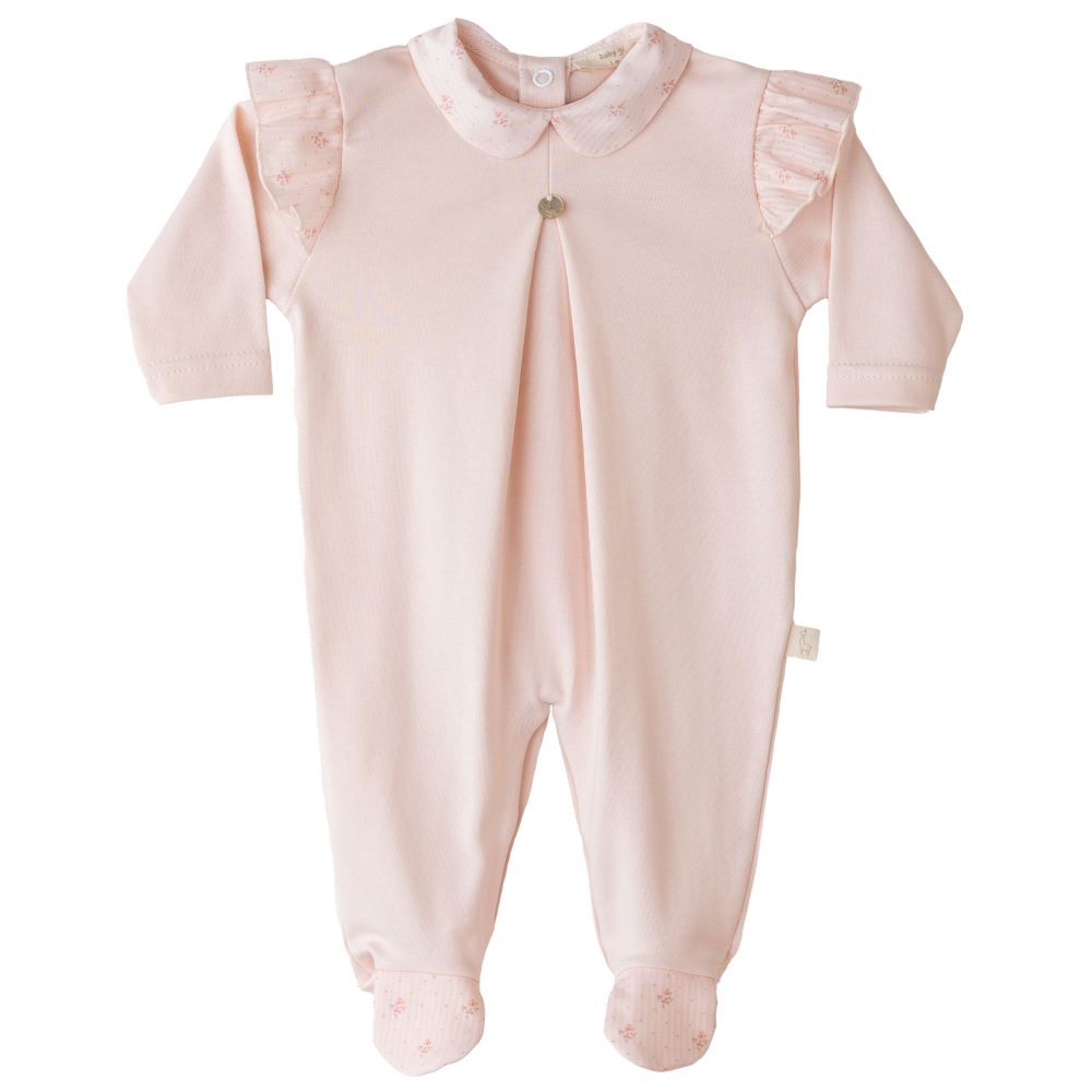 Babygrow com folho no ombro FLORA - Baby Gi
