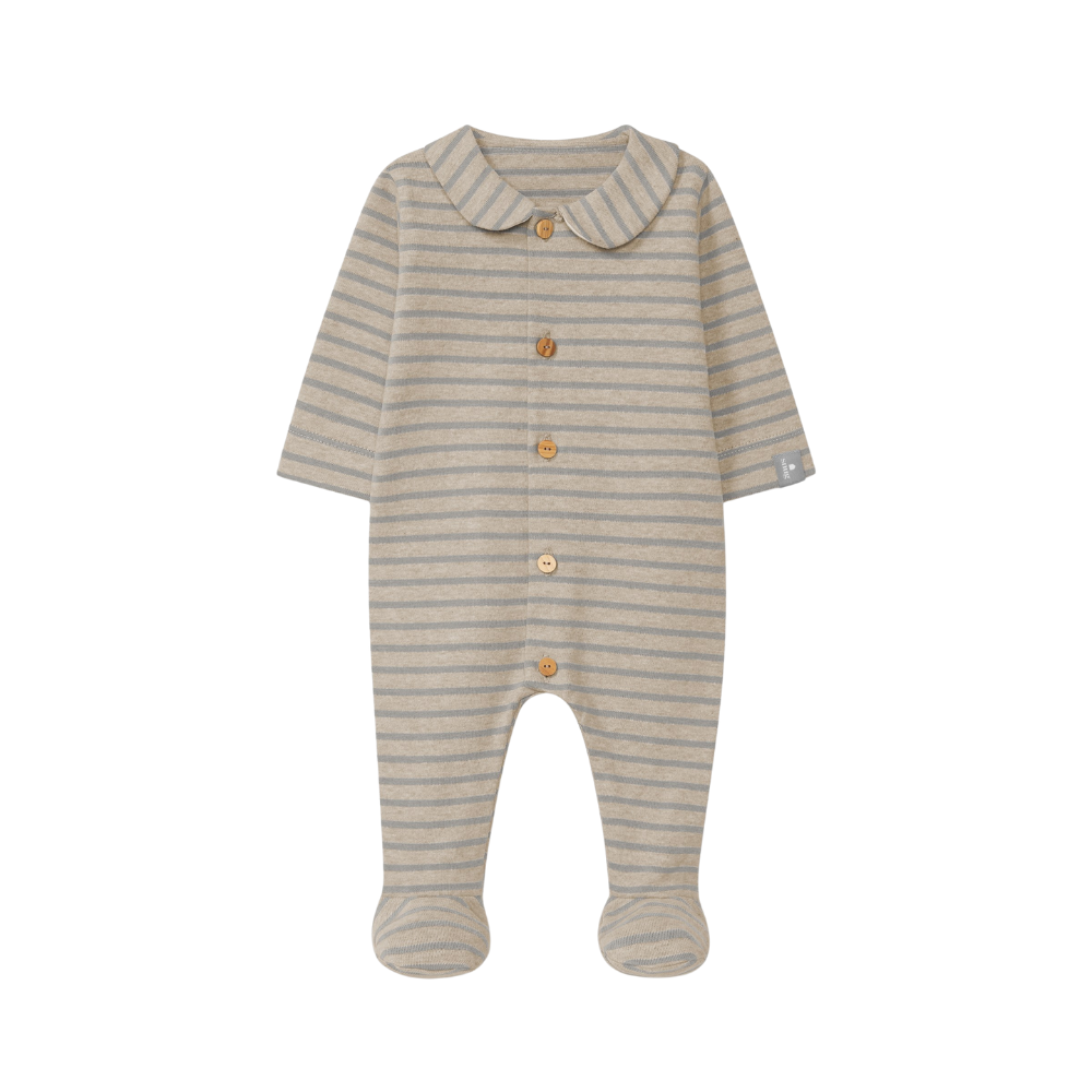 Fatinho de riscas azuis em jersey cardado - Snug