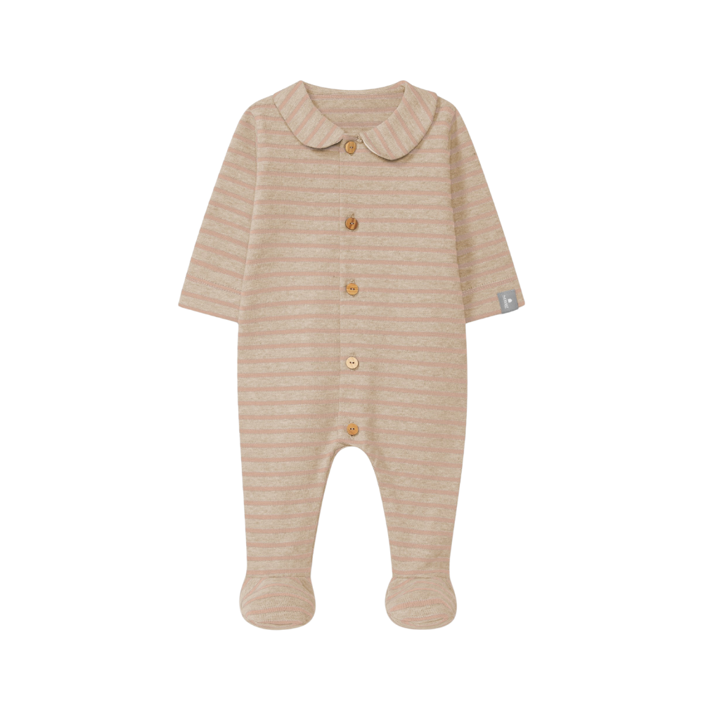 Fatinho de riscas rosa em jersey cardado - Snug