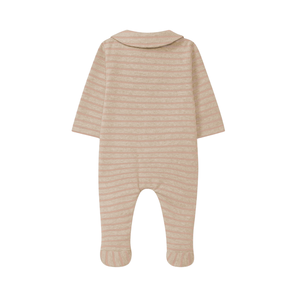 Fatinho de riscas rosa em jersey cardado - Snug