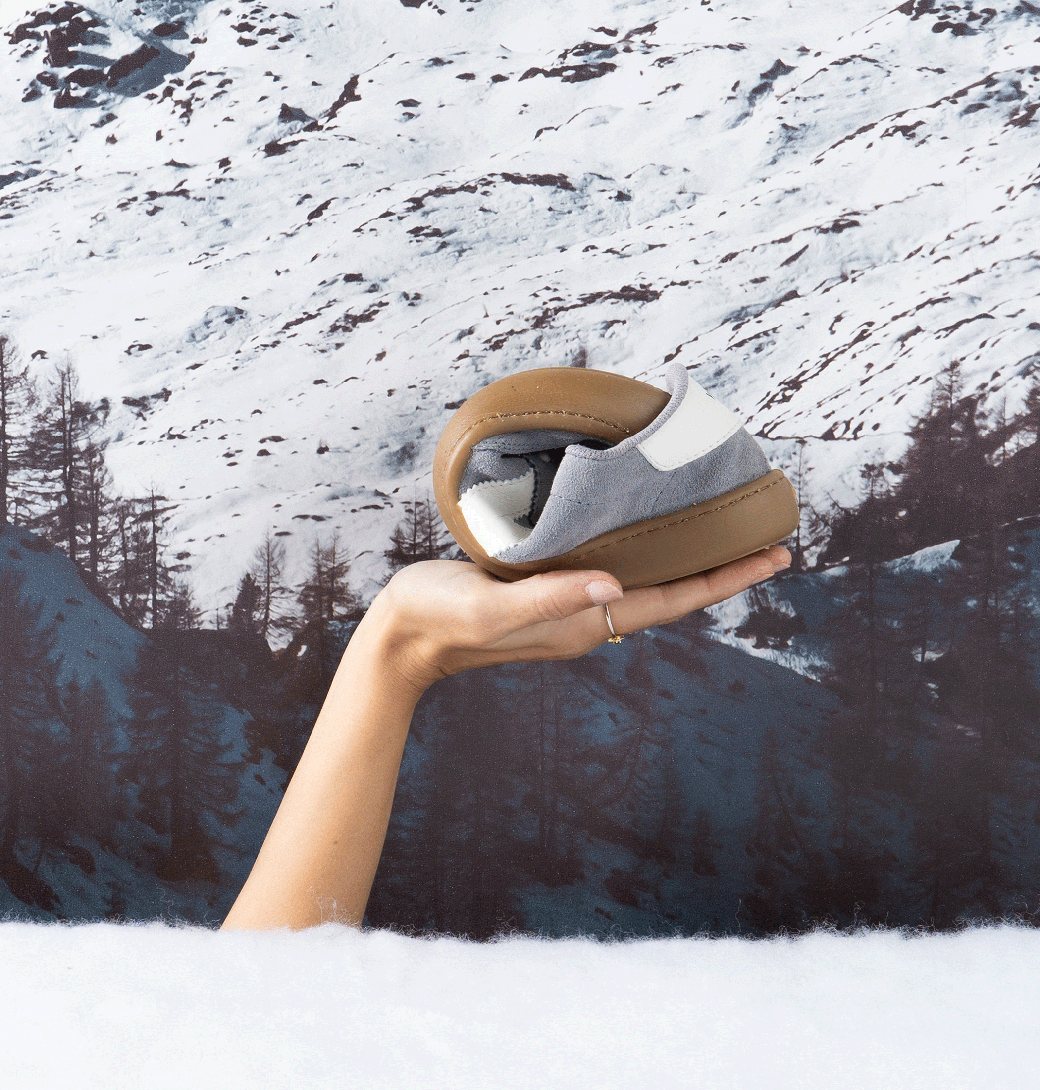 Sapatilhas OLMO GRIS barefoot serraje - Victoria shoes