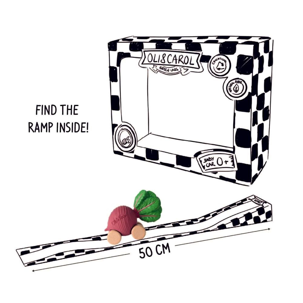 Carrinho mordedor GREEN CARS - OLI&CAROL