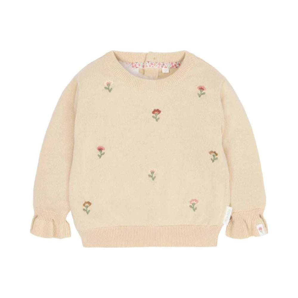 Camisola com floral bordado - LITTLE DUTCH