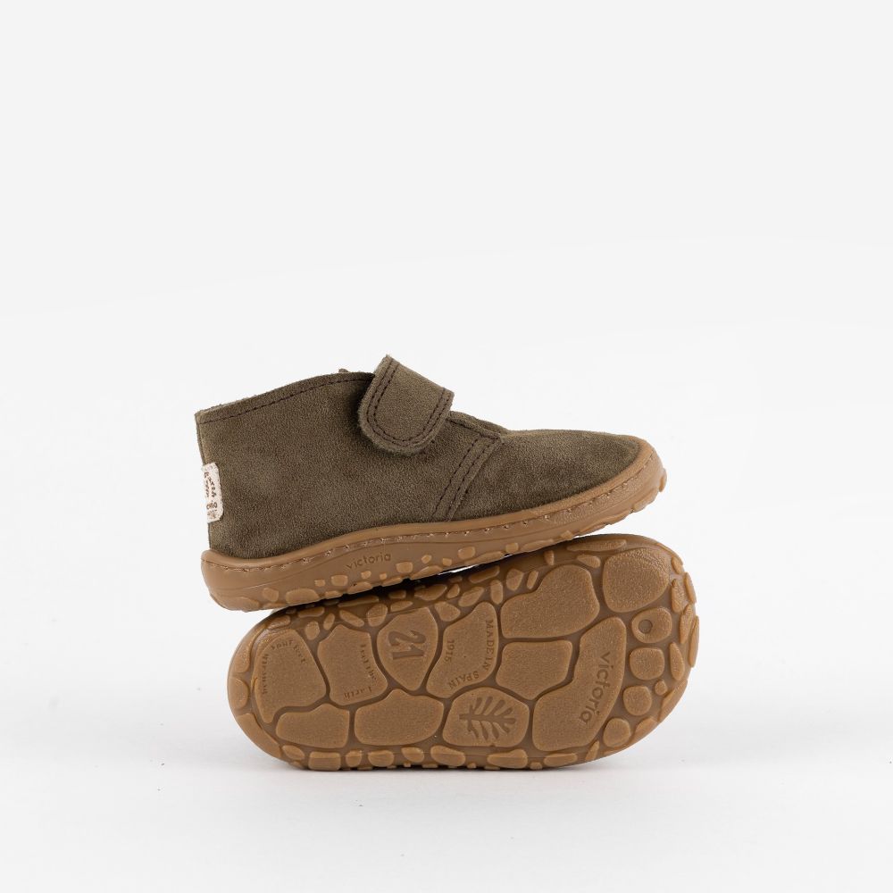 Botim de camurça Kaki - VICTORIA SHOES