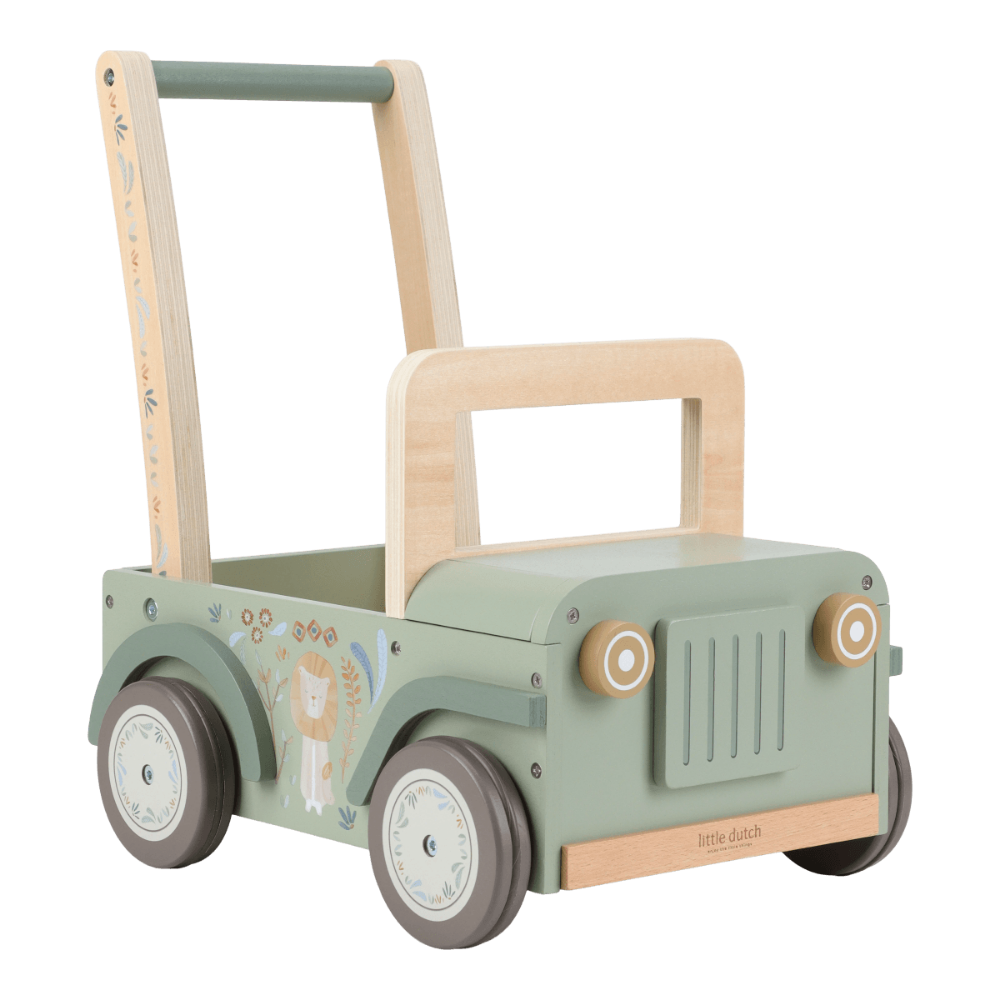 Carro Safari de Empurrar em Madeira - LITTLE DUTCH