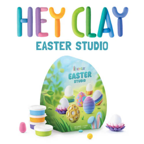 Kit Criativo de Decoração de Ovos da Páscoa - HEYCLAY