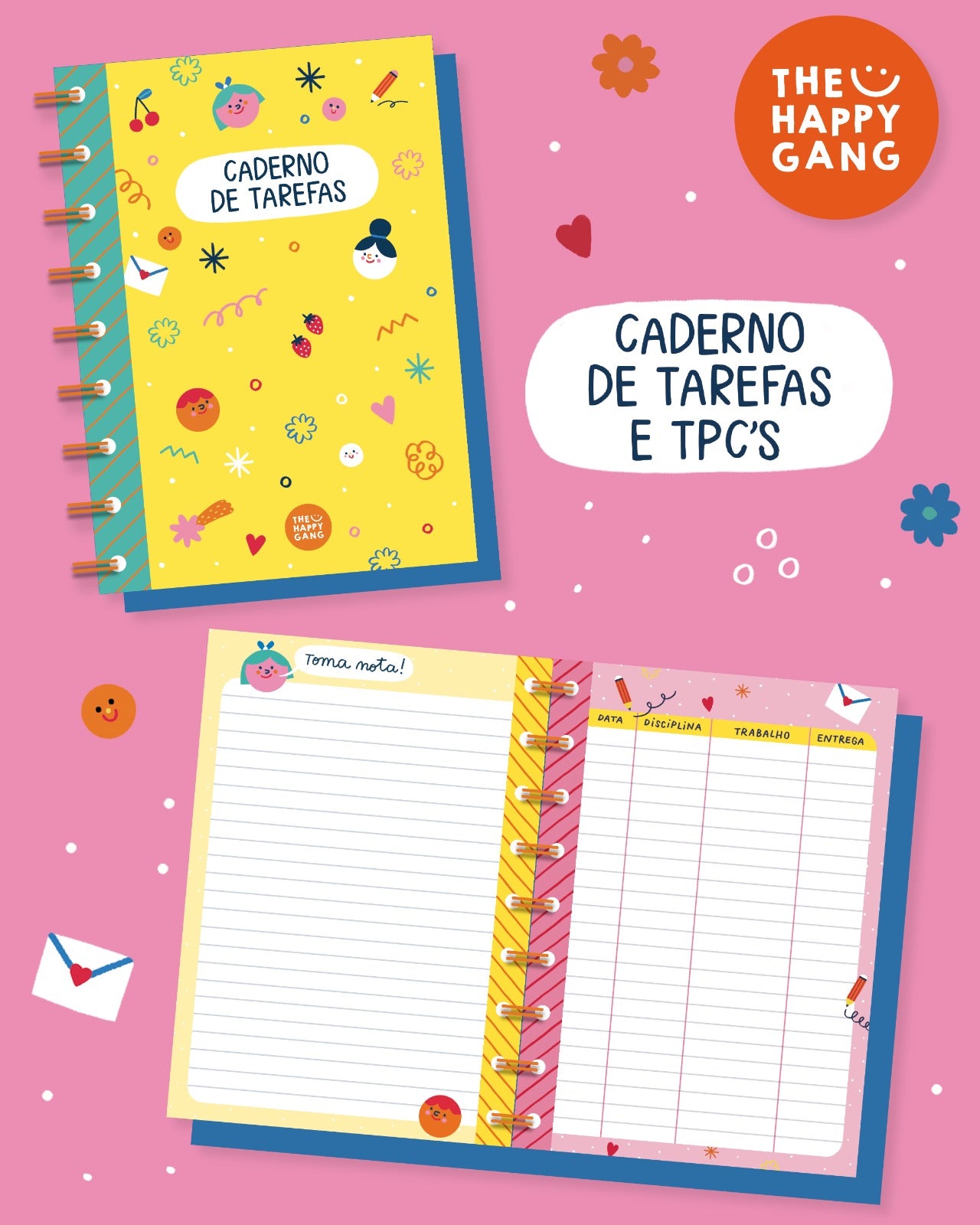 Caderno de Tarefas - The Happy Gang