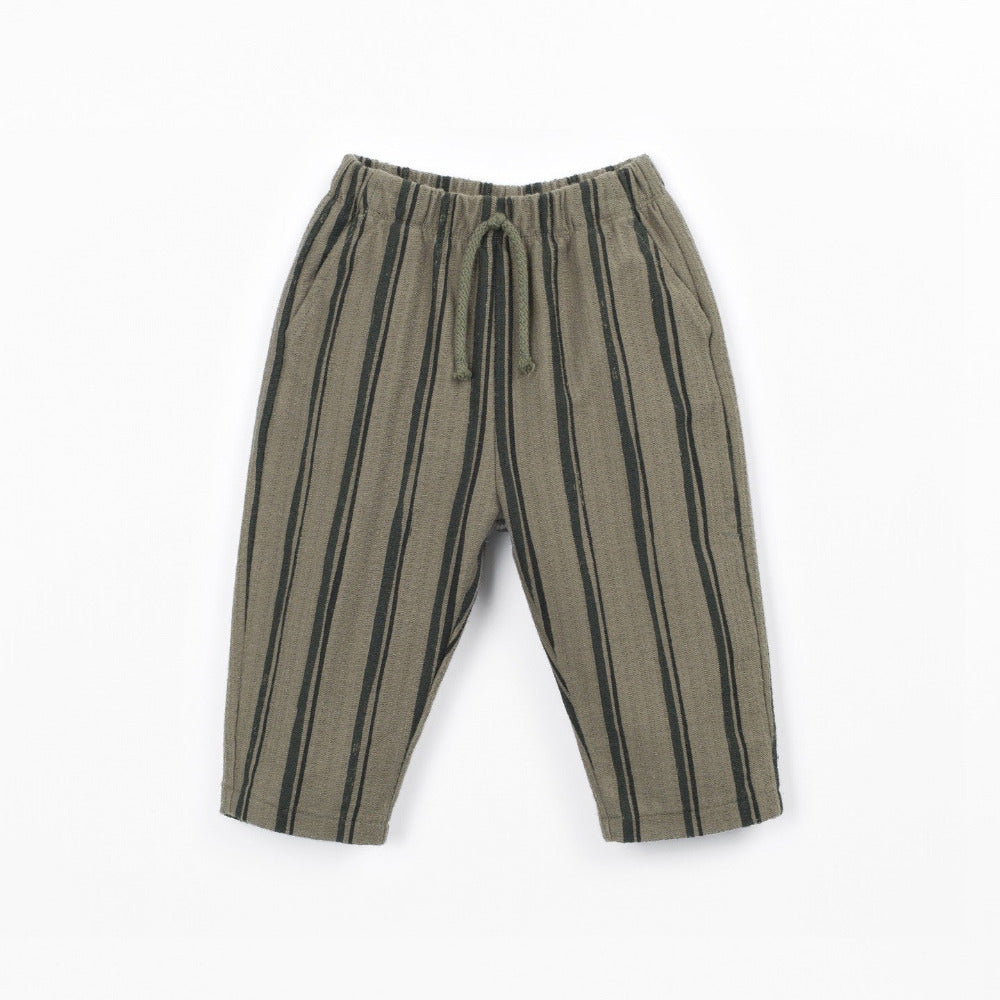 Calça com estampado de riscas - PLAY UP