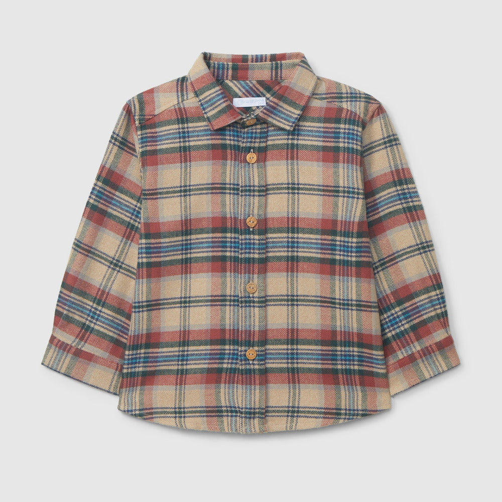 Camisa xadrez - LARANJINHA