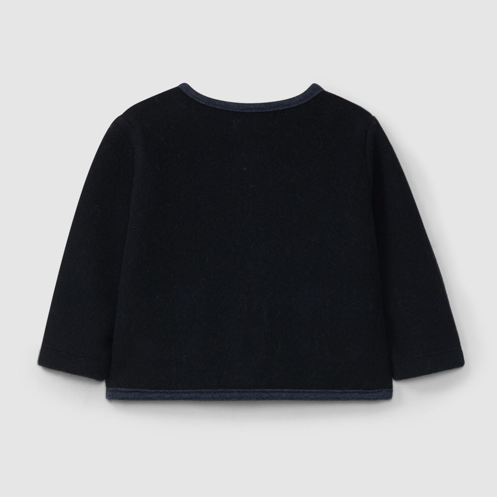 Casaco polar com bolsos - Laranjinha