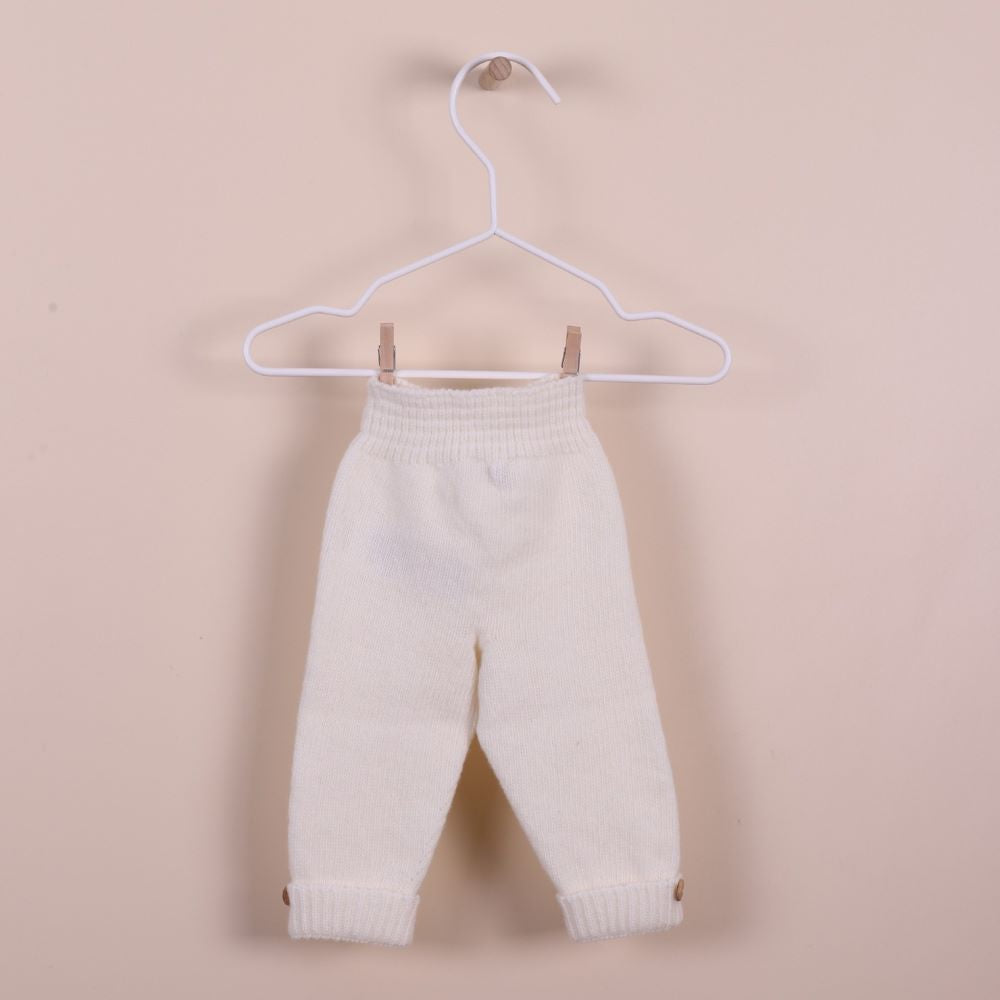 Calças tricotadas em lã LOVE IN WINTER DAYS - Wedoble