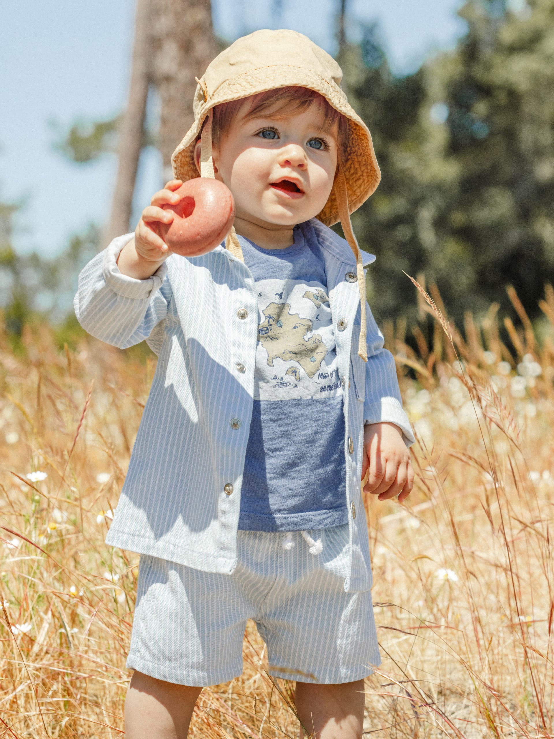 Chapéu liso com fita - Laranjinha