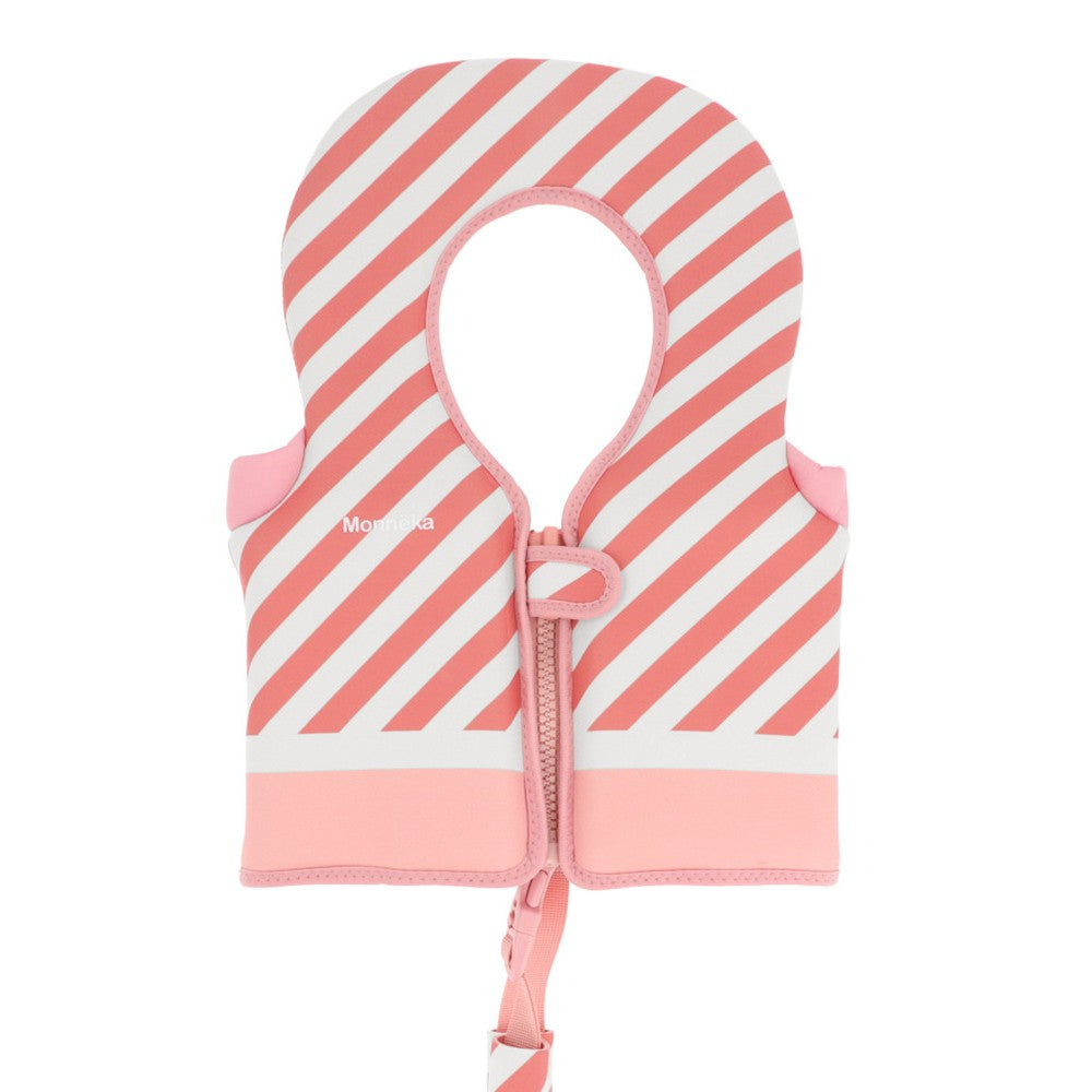 Colete de Flutuação Stripes Bloom & Blush - Monneka