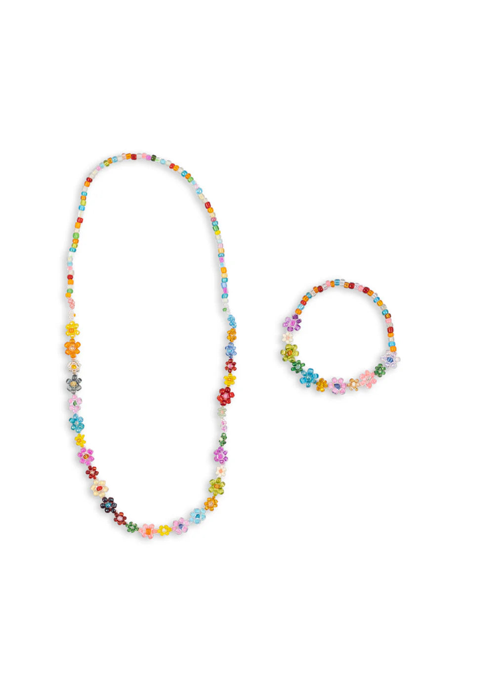 Conjunto colar e pulseira FLOWER FIELD - Konges Slojd