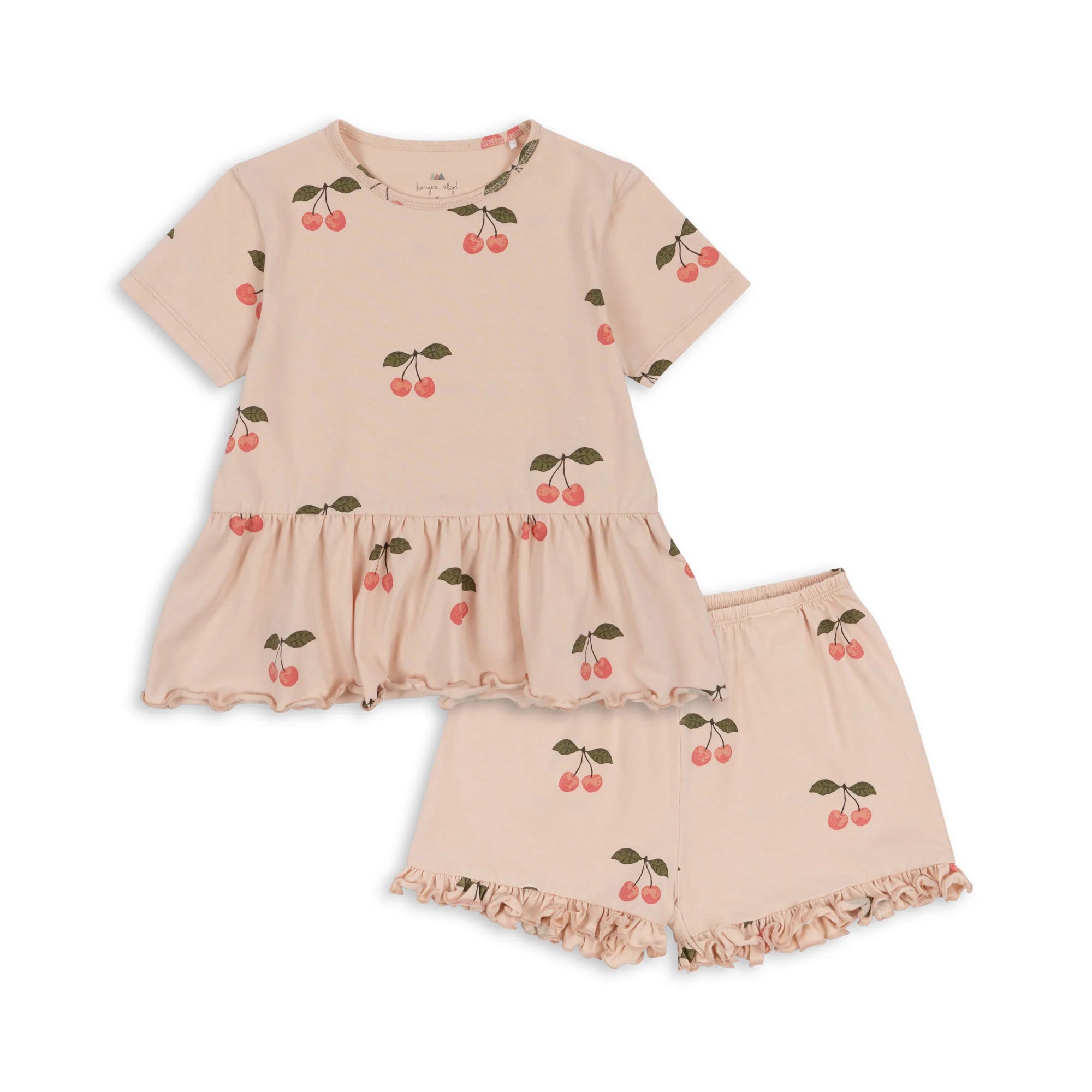 Conjunto T-shirt e Calção CERISE PINK - Konges Slojd