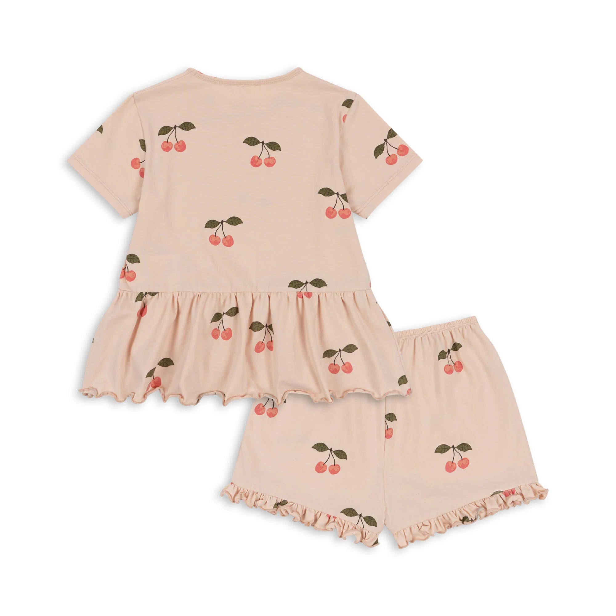 Conjunto T-shirt e Calção CERISE PINK - Konges Slojd