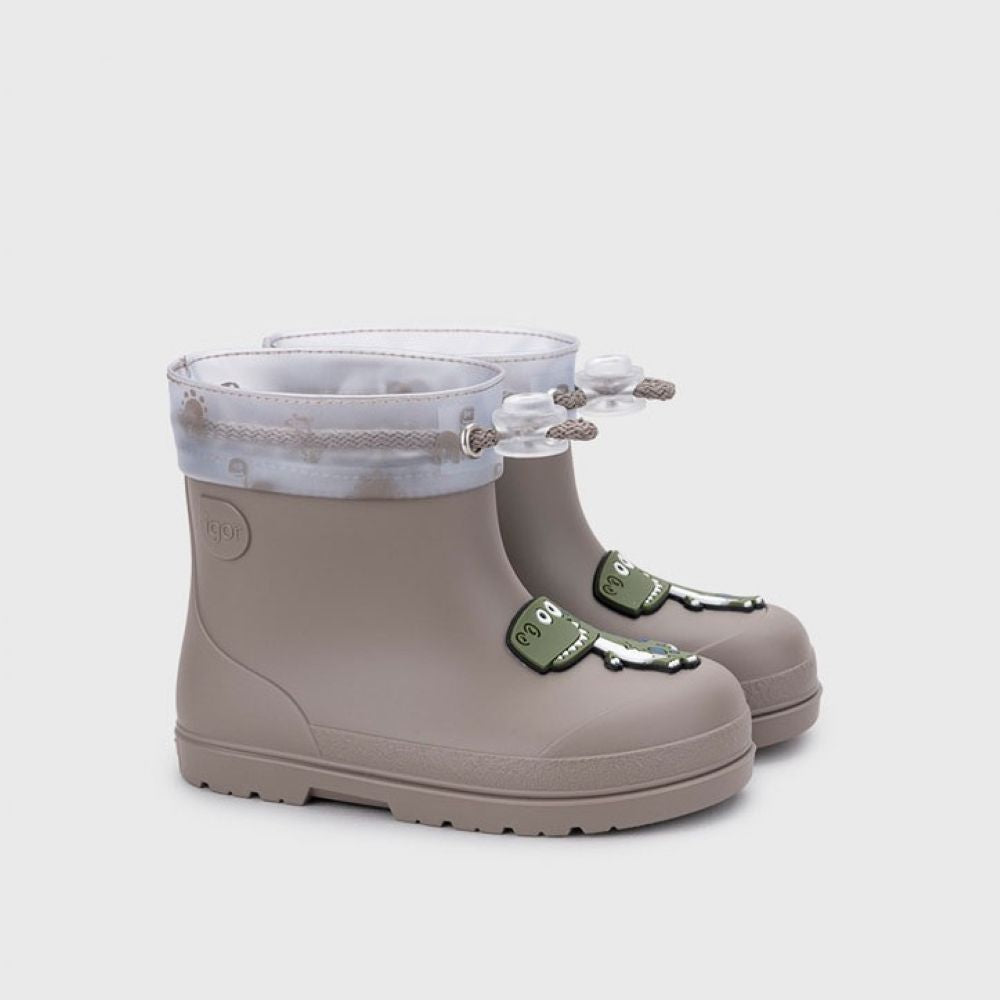 Galochas MENDI dino taupe - Igor